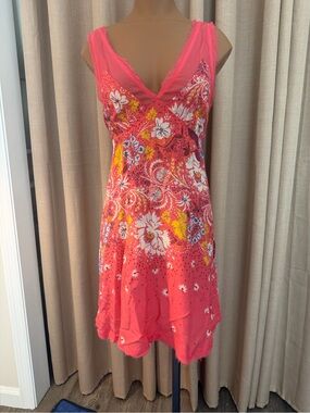 Free people floral flowy dress